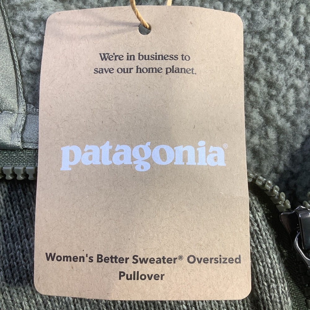 Patagonia Better Sweater Oversized Pullover‎ River Rock Green  Womens Size M NWT - Picture 5 of 16